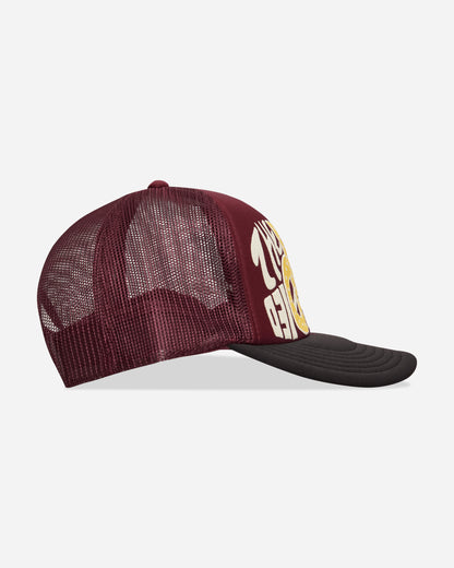 KAPITAL Th D D Track Cap Burgundy/Black Hats Caps K2506XH547 BURGUNDYXBLK