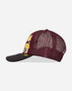 KAPITAL Th D D Track Cap Burgundy/Black Hats Caps K2506XH547 BURGUNDYXBLK
