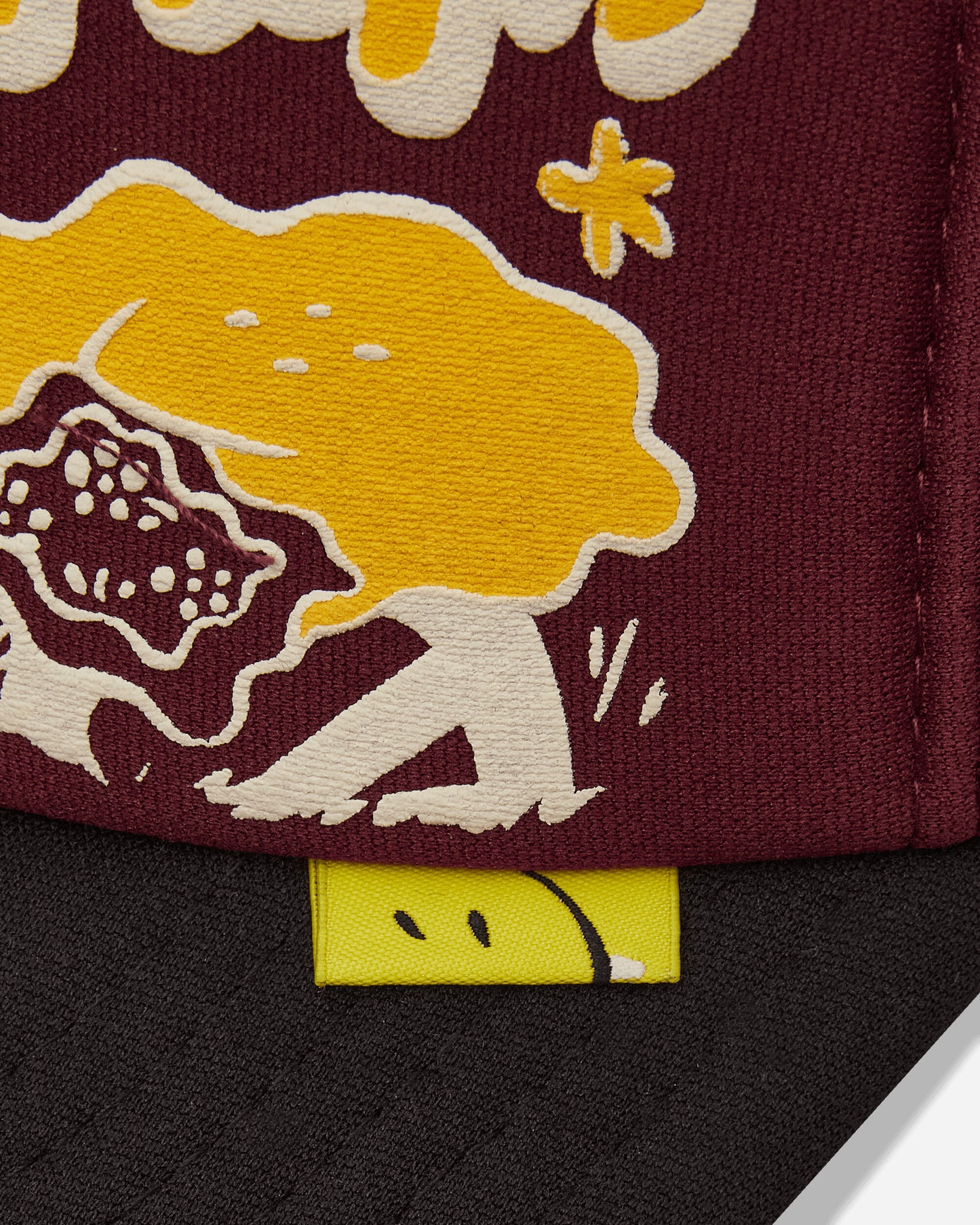 KAPITAL Th D D Track Cap Burgundy/Black Hats Caps K2506XH547 BURGUNDYXBLK