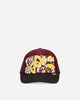 KAPITAL Th D D Track Cap Burgundy/Black Hats Caps K2506XH547 BURGUNDYXBLK