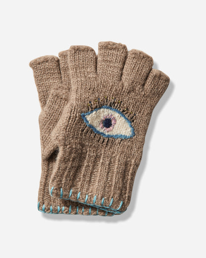 KAPITAL Wool Folktale Gloves Speakeasy Gray Beige Gloves and Scarves Gloves K2411XG554 GRAYBEIGE