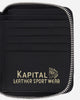 KAPITAL Thumb Up Bone Band Zip Wallet Black Wallets and Cardholders Wallets K2503XG522 BLACK