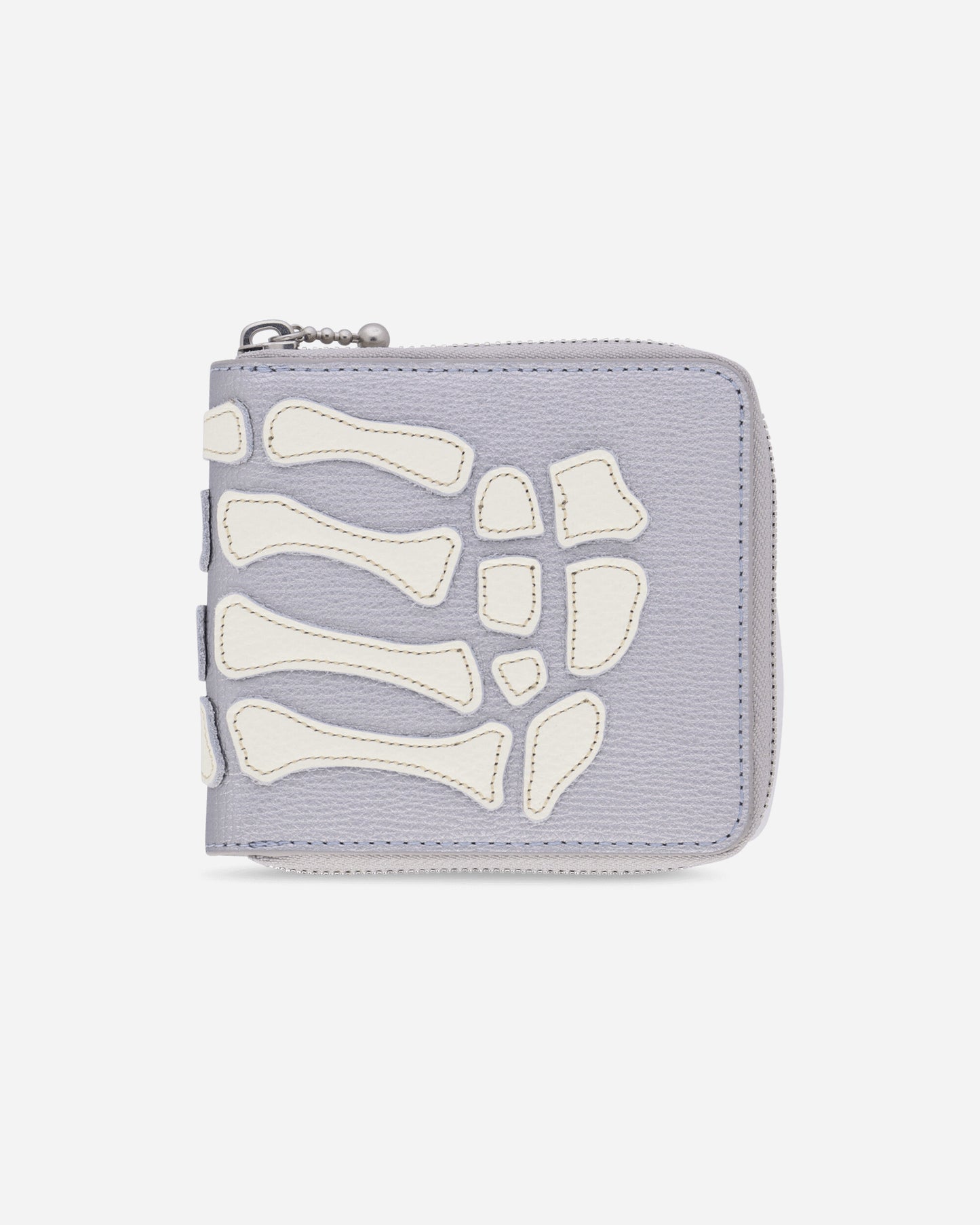 KAPITAL Thumb Up Bone Band Zip Wallet Silver Wallets and Cardholders Wallets K2503XG523 SILVER