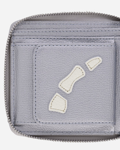 KAPITAL Thumb Up Bone Band Zip Wallet Silver Wallets and Cardholders Wallets K2503XG523 SILVER