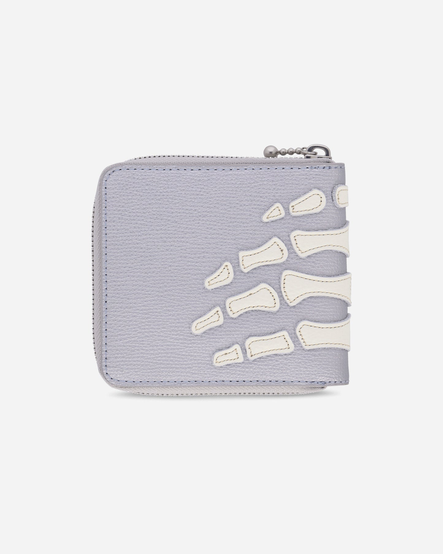 KAPITAL Thumb Up Bone Band Zip Wallet Silver Wallets and Cardholders Wallets K2503XG523 SILVER