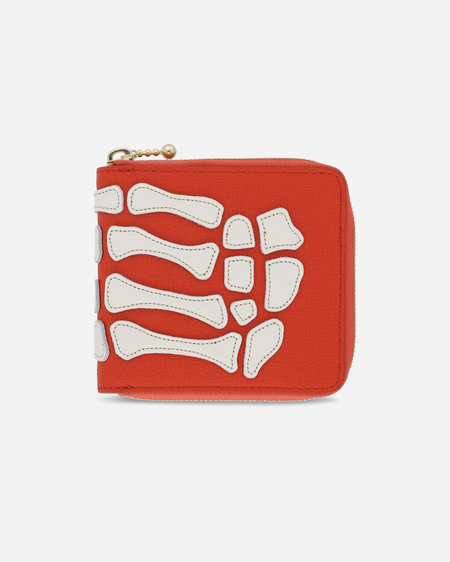 KAPITAL Thumb Up Bone Band Zip Wallet Red Wallets and Cardholders Wallets K2503XG522 RED