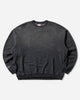 KAPITAL Sweat Knit 2Tones Reage Big Sweatshirt Bone Black/Purple Sweatshirts Crewneck EK-1139LCA BLKXPURPLE