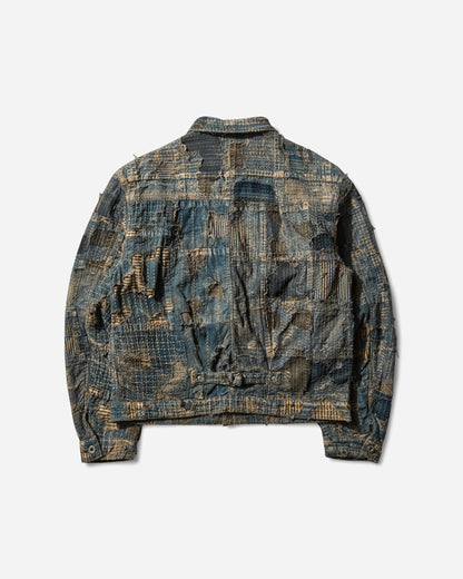 KAPITAL Boro Spring 1St Jacket Indigo Coats and Jackets Denim Jackets EK-1549LJA IDG