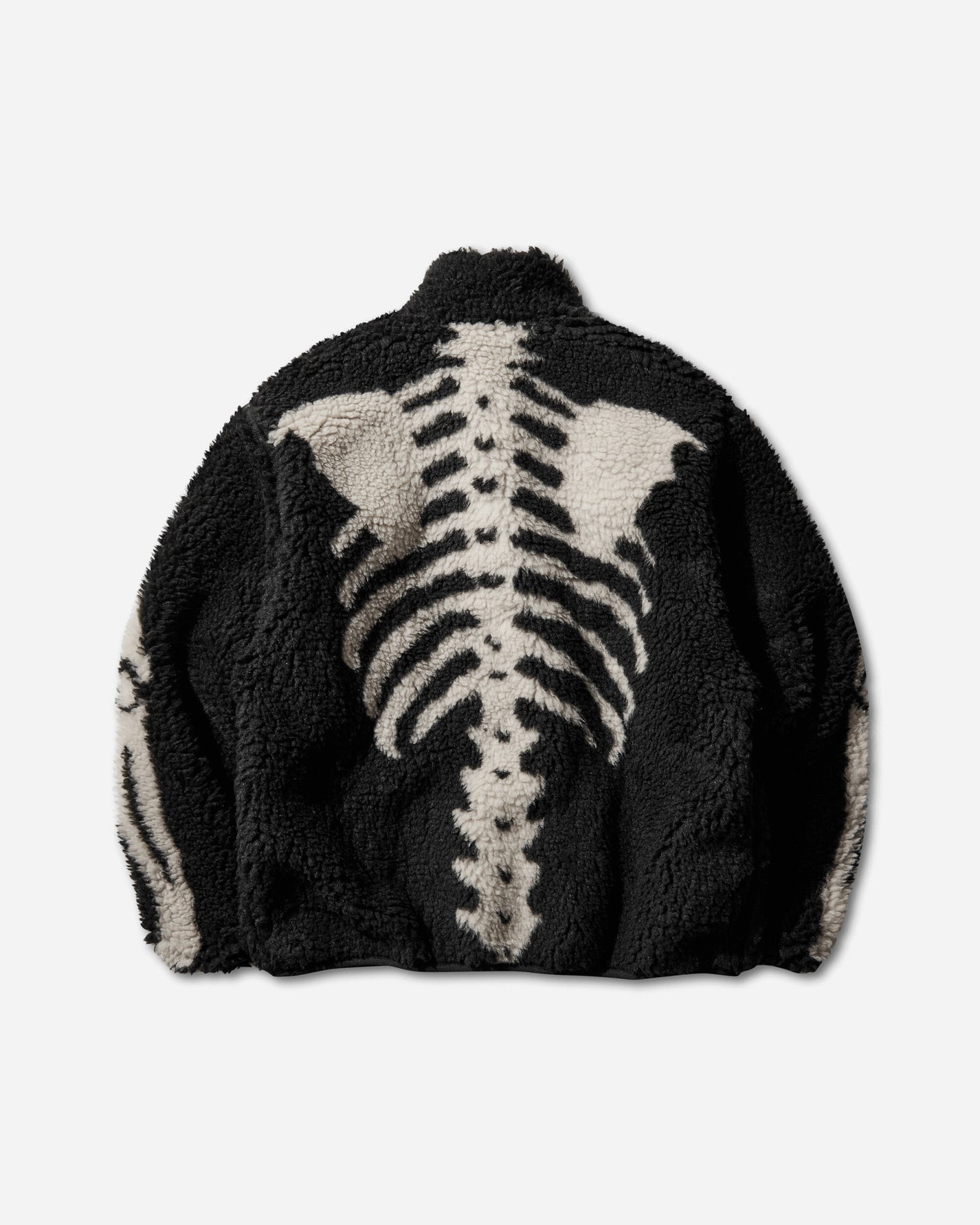 KAPITAL Bone Boa Fleece Reversible Blouson Black Coats and Jackets Fleece Jackets K2412LJ146 BLACK