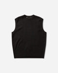 KAPITAL 5G Wool Bone Vest Black Knitwears Gilets K2410KN078 BLACK