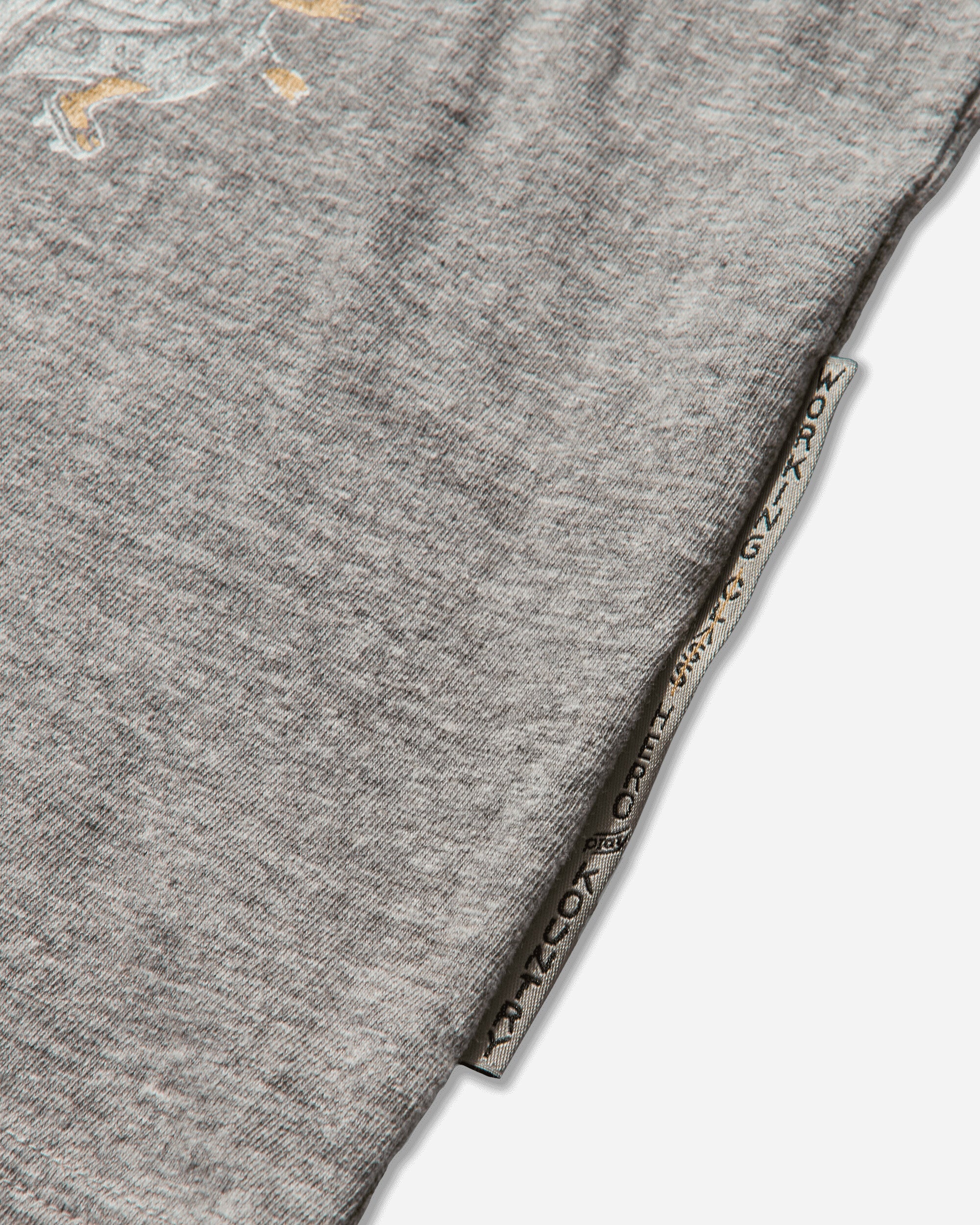 KAPITAL Top Jersey Crew Long Sleeve Tee Buster Peckish Bowy Gray T-Shirts Longsleeve K2504LC165 GRAY