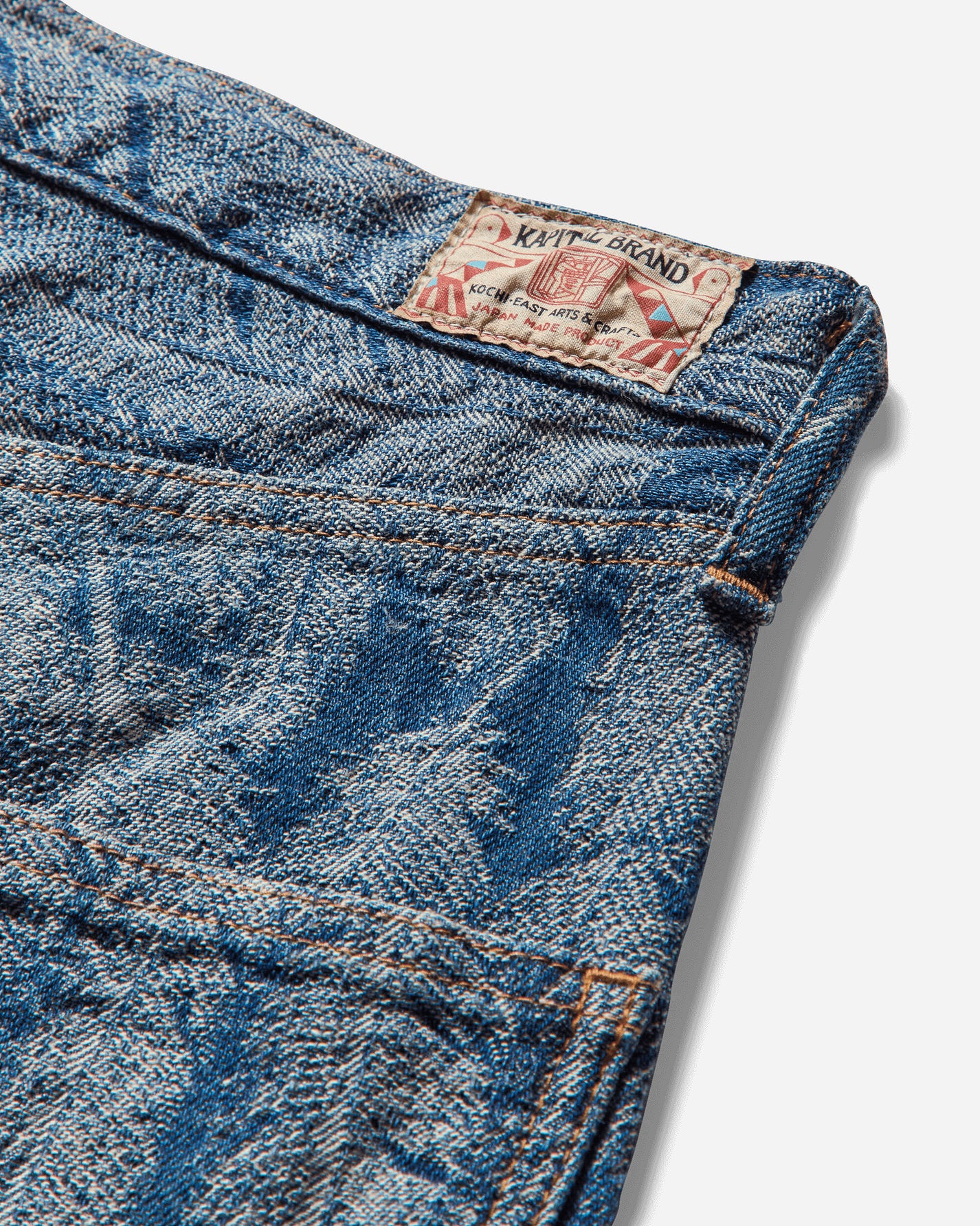 KAPITAL 120Z Magpie Denim 5P Shorts Light Shorts Short K2403SP012 LIGHT