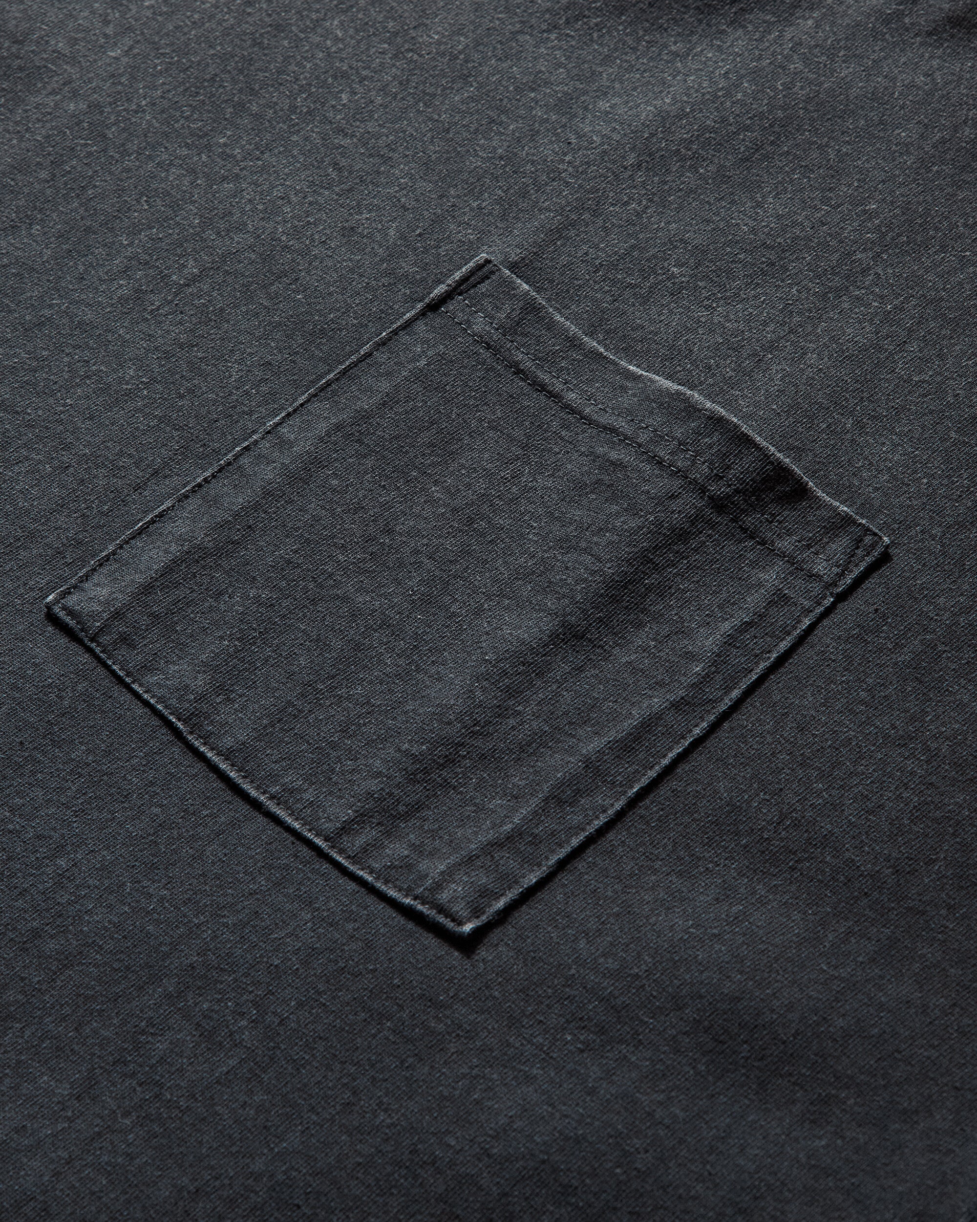 KAPITAL Jersey 2Tones Big Pocket T (Bone) Blkxpurple T-Shirts Shortsleeve EK-1446SC BLKXPURPLE