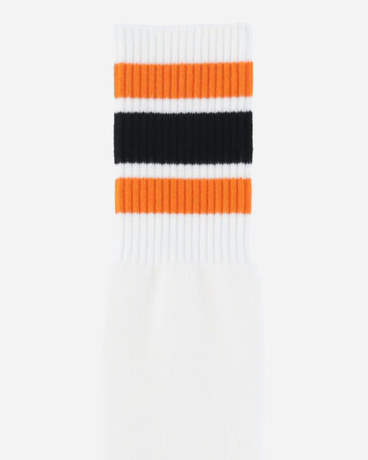 KAPITAL 144 Yarns Happy Heel Embroidered Skaters Whtxorg Underwear Socks EK-1306XSA 1