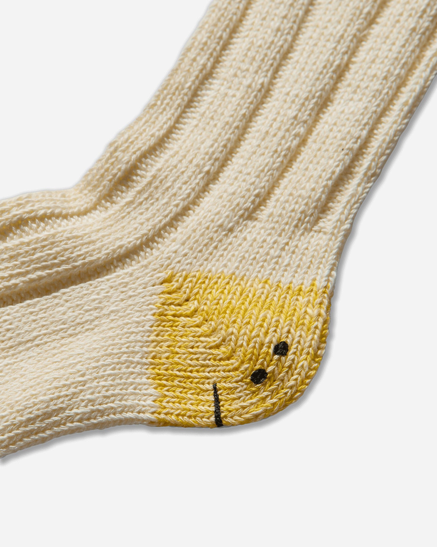 KAPITAL 56 Yarns Ma1 Rainbowy Happy Heel Socks White Underwear Socks EK-1582XS WHITE