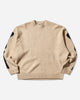 KAPITAL 5G Wool Bone Crew Sweater Ecru Knitwears Sweaters EK-1537KN ECRU