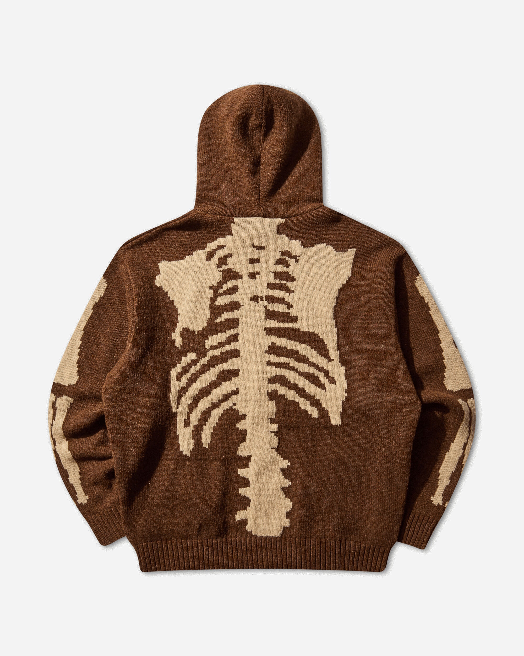 KAPITAL 5G Wool Bone Hood Sweater Brown Knitwears Sweaters K2410KN079 BROWN