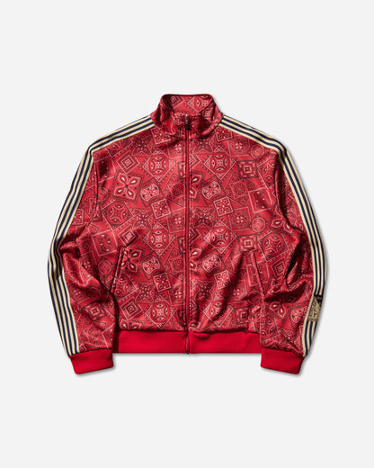 KAPITAL Smoot Jersey Cookie Bandanna Track Jacket Red Sweatshirts Track Tops K2504LC150 RED