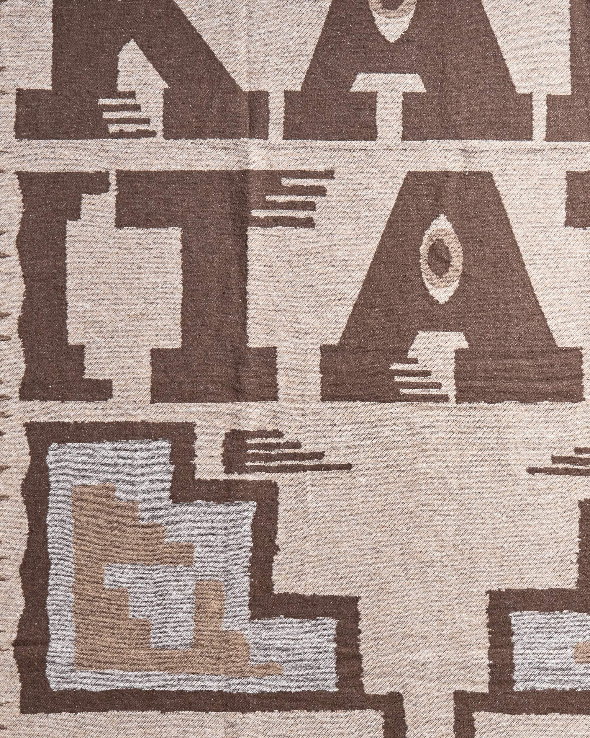 KAPITAL Kapital Speakeasy Blanket Brownbeige Textile Blankets and Throws K2411XG552 BROWNBEIGE