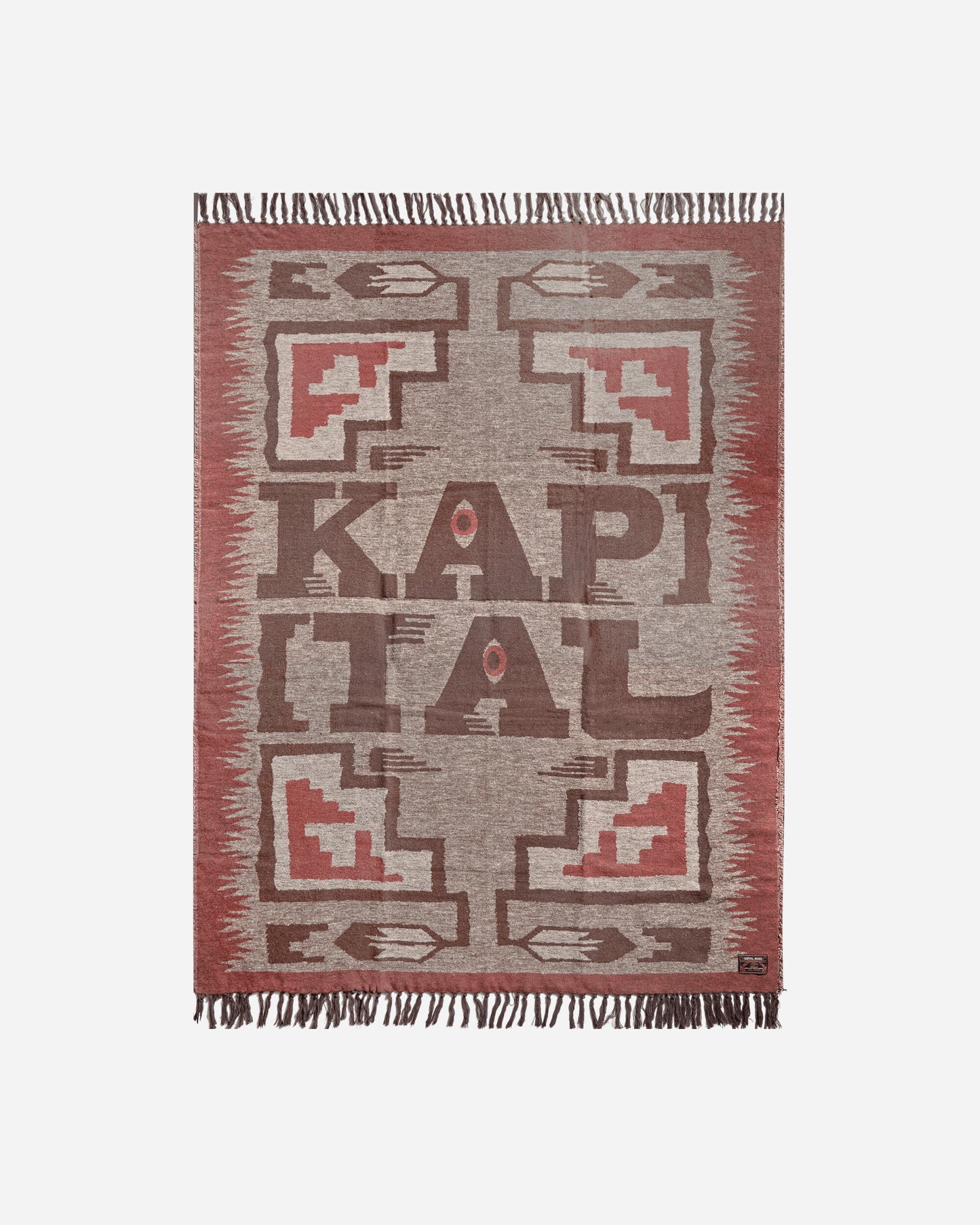 KAPITAL Kapital Speakeasy Blanket Red Textile Blankets and Throws K2411XG552 RED