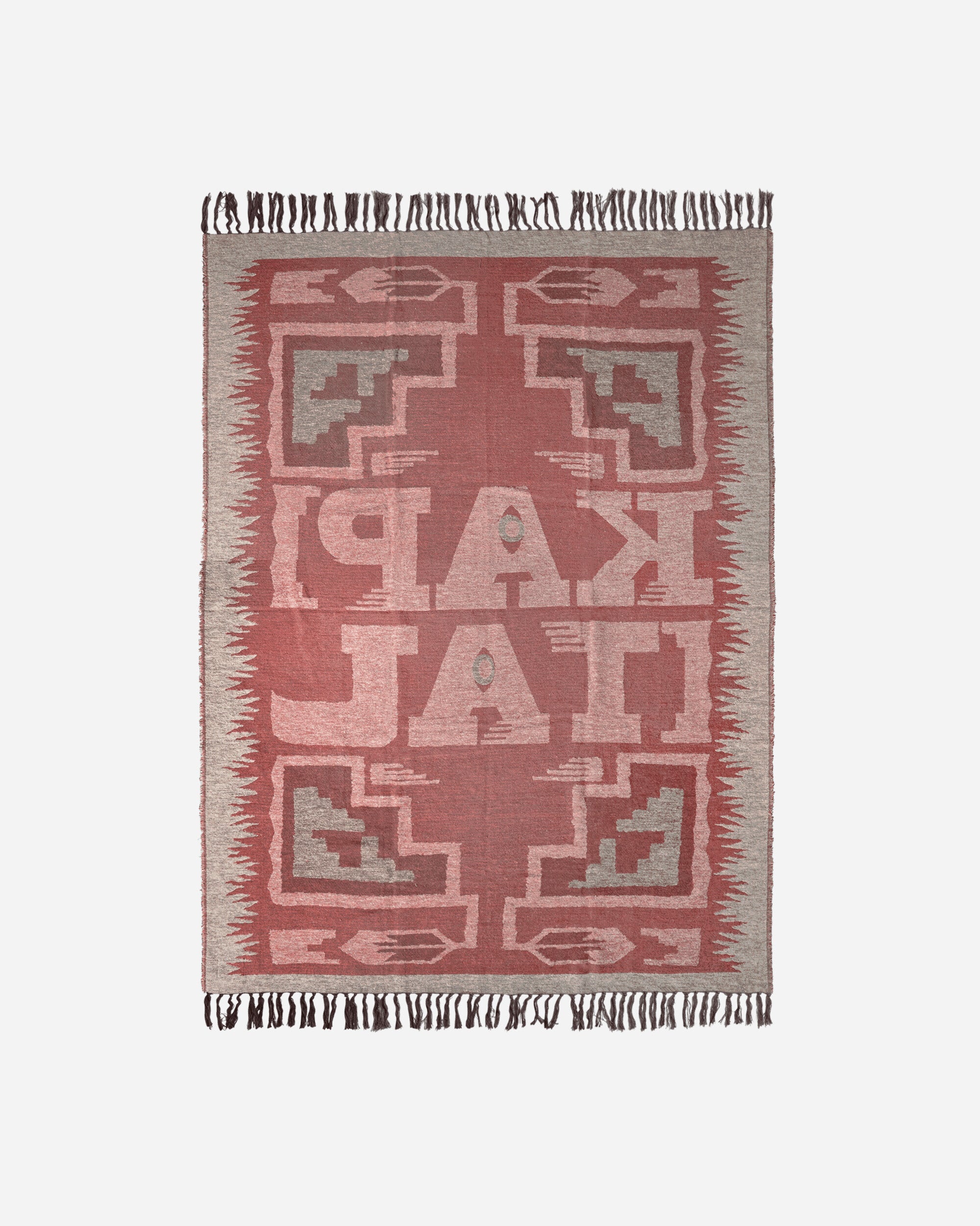KAPITAL Kapital Speakeasy Blanket Red Textile Blankets and Throws K2411XG552 RED