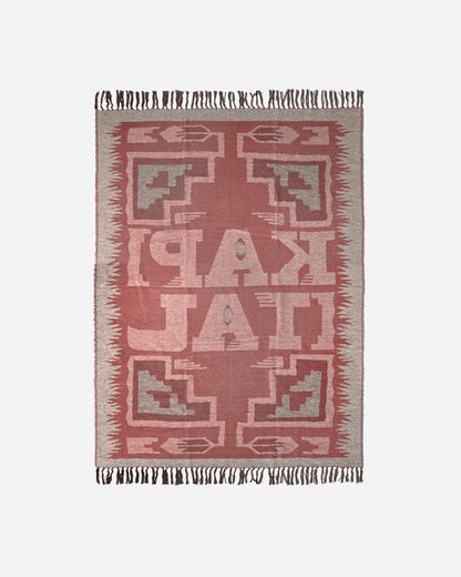 KAPITAL Kapital Speakeasy Blanket Red Textile Blankets and Throws K2411XG552 RED