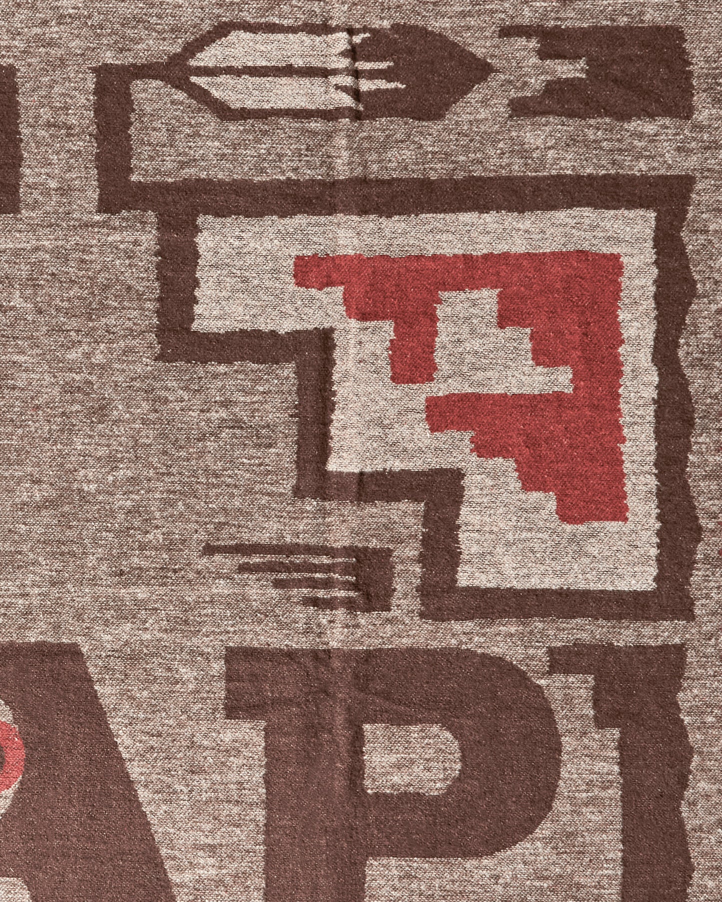 KAPITAL Kapital Speakeasy Blanket Red Textile Blankets and Throws K2411XG552 RED