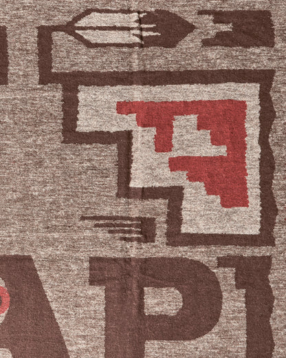 KAPITAL Kapital Speakeasy Blanket Red Textile Blankets and Throws K2411XG552 RED