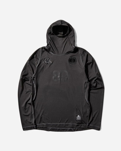Kappa Kappa Kombat Footbal Jersey x Slam Jam Balaclava LS Black T-Shirts Longsleeve 35274KW A00