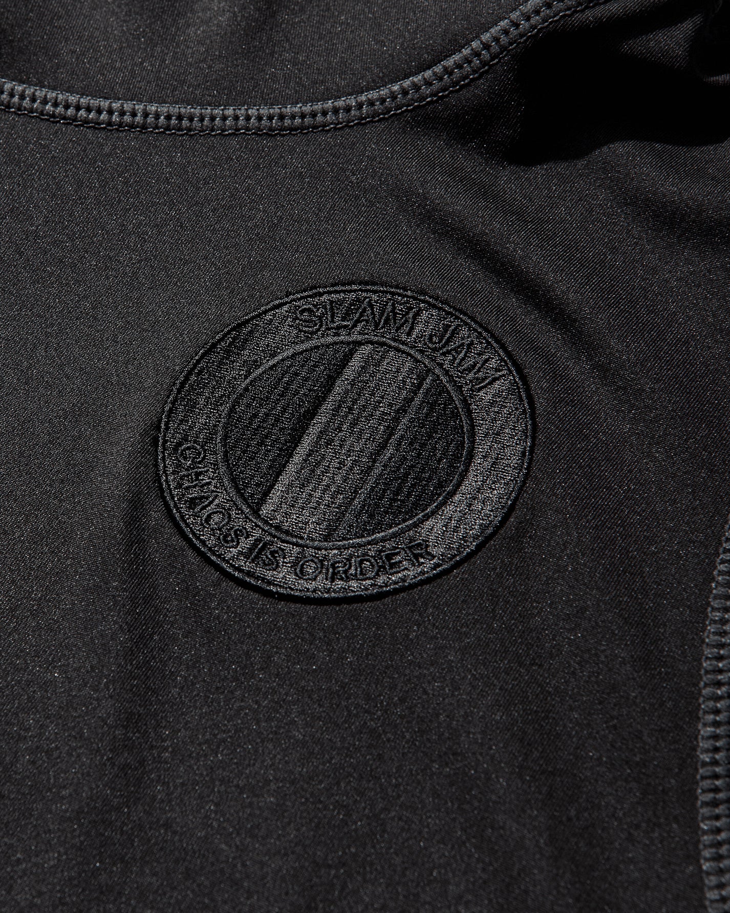 Kappa Kappa Kombat Footbal Jersey x Slam Jam Balaclava LS Black T-Shirts Longsleeve 35274KW A00