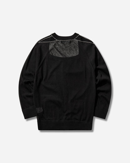 Kiko Kostadinov Wmns Kreiner Knit Cardigan Black Knitwears Cardigans KKWSS26KN09-105 001