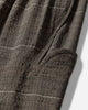 Kiko Kostadinov Andras Formal Trousers Taupe Check Pants Casual KKSS26T01 01