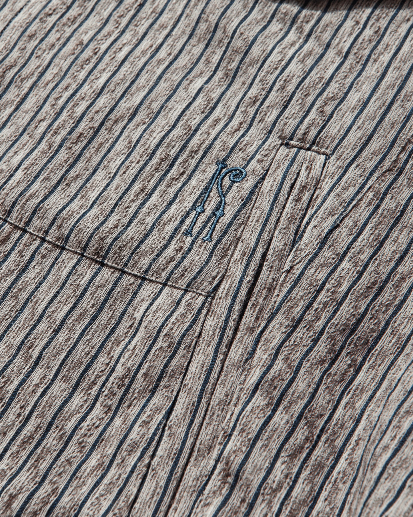 Kiko Kostadinov Farkas Pullover Jacket Tan And Blue Coats and Jackets Jackets KKSS26J05 45