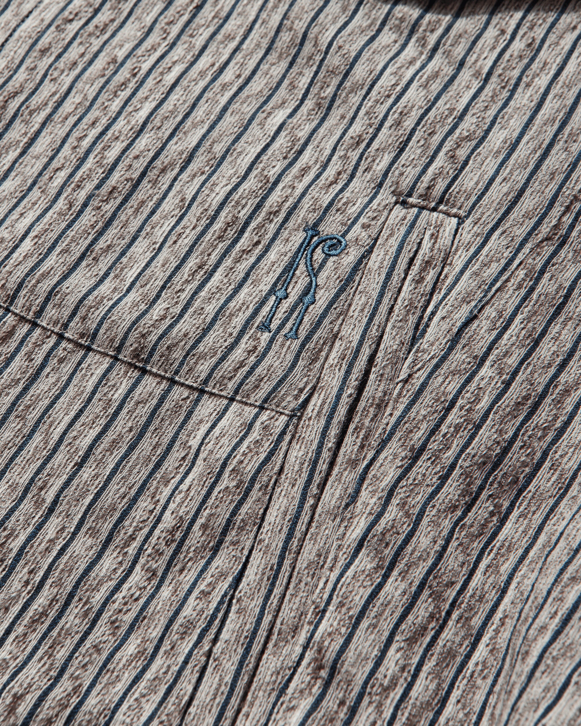 Kiko Kostadinov Farkas Pullover Jacket Tan And Blue Coats and Jackets Jackets KKSS26J05 45