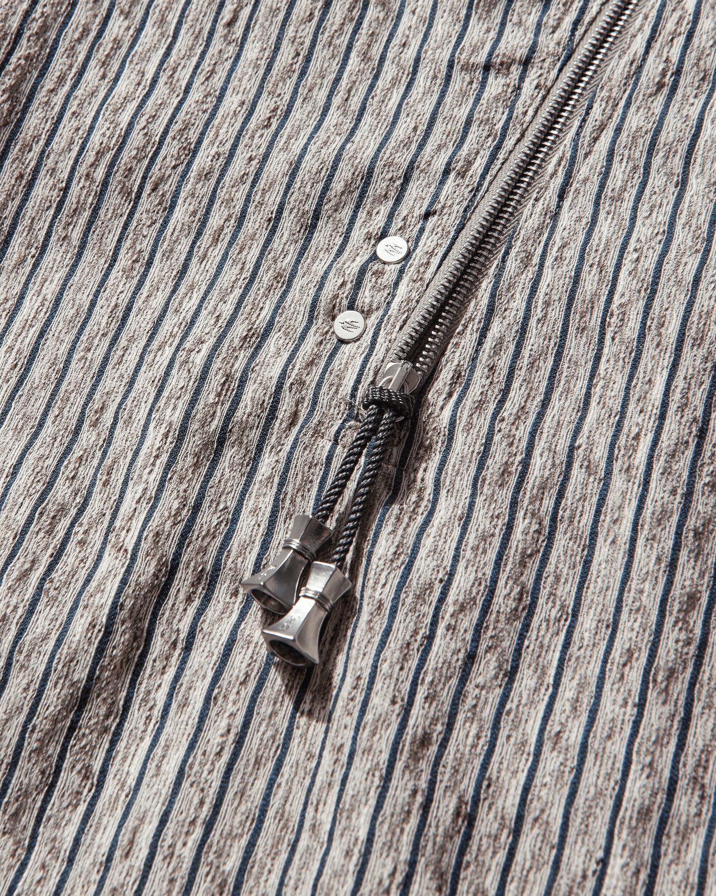 Kiko Kostadinov Farkas Pullover Jacket Tan And Blue Coats and Jackets Jackets KKSS26J05 45