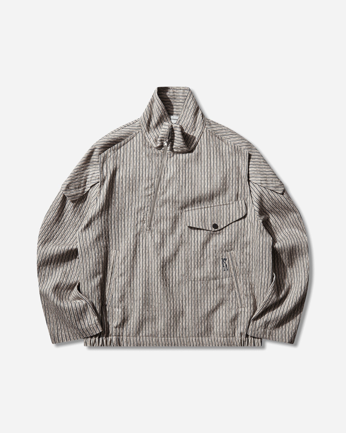 Kiko Kostadinov Farkas Pullover Jacket Tan And Blue Coats and Jackets Jackets KKSS26J05 45