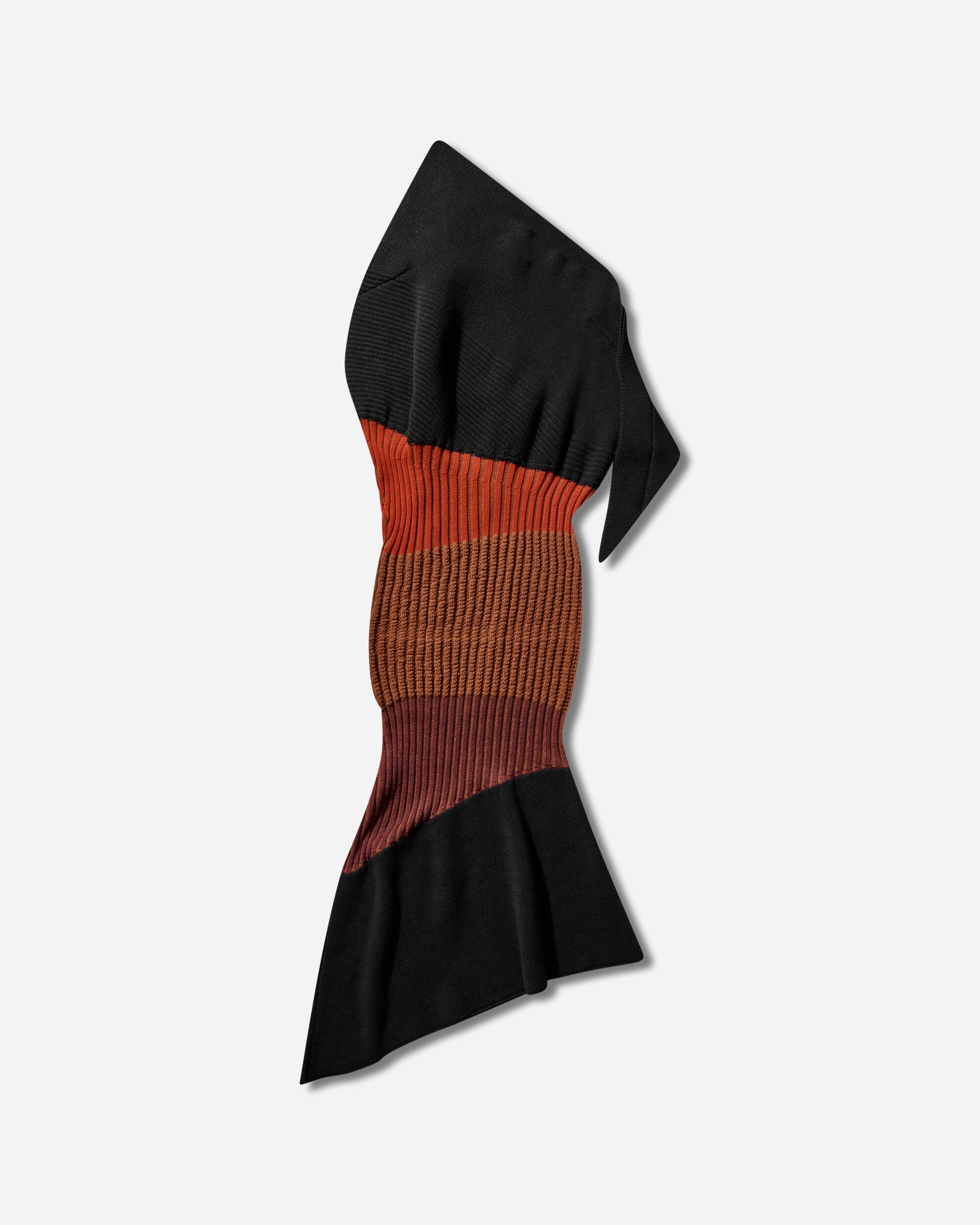 Kiko Kostadinov Wmns Lemoyne Knitted Dress Black, Brown/Wine Tasting Dresses Knit Dresses KKWSS26KN01-142 001