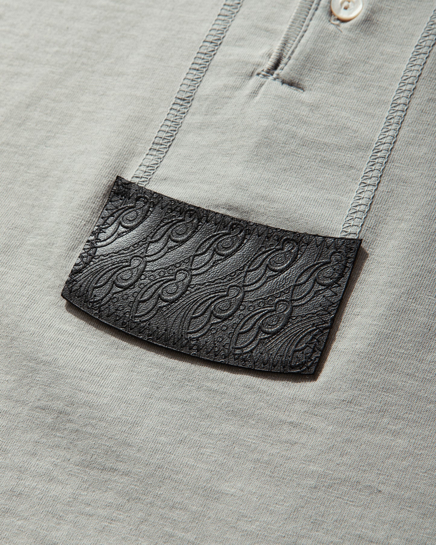 Kiko Kostadinov Sargo Long Sleeve Henley Seashore T-Shirts Longsleeve KKSS265TP04 90