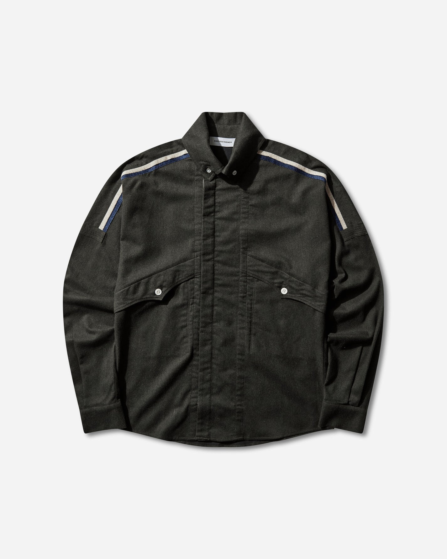 Kiko Kostadinov Vig Shirt Deep Green Shirts Longsleeve Shirt KKAW25SH03 57