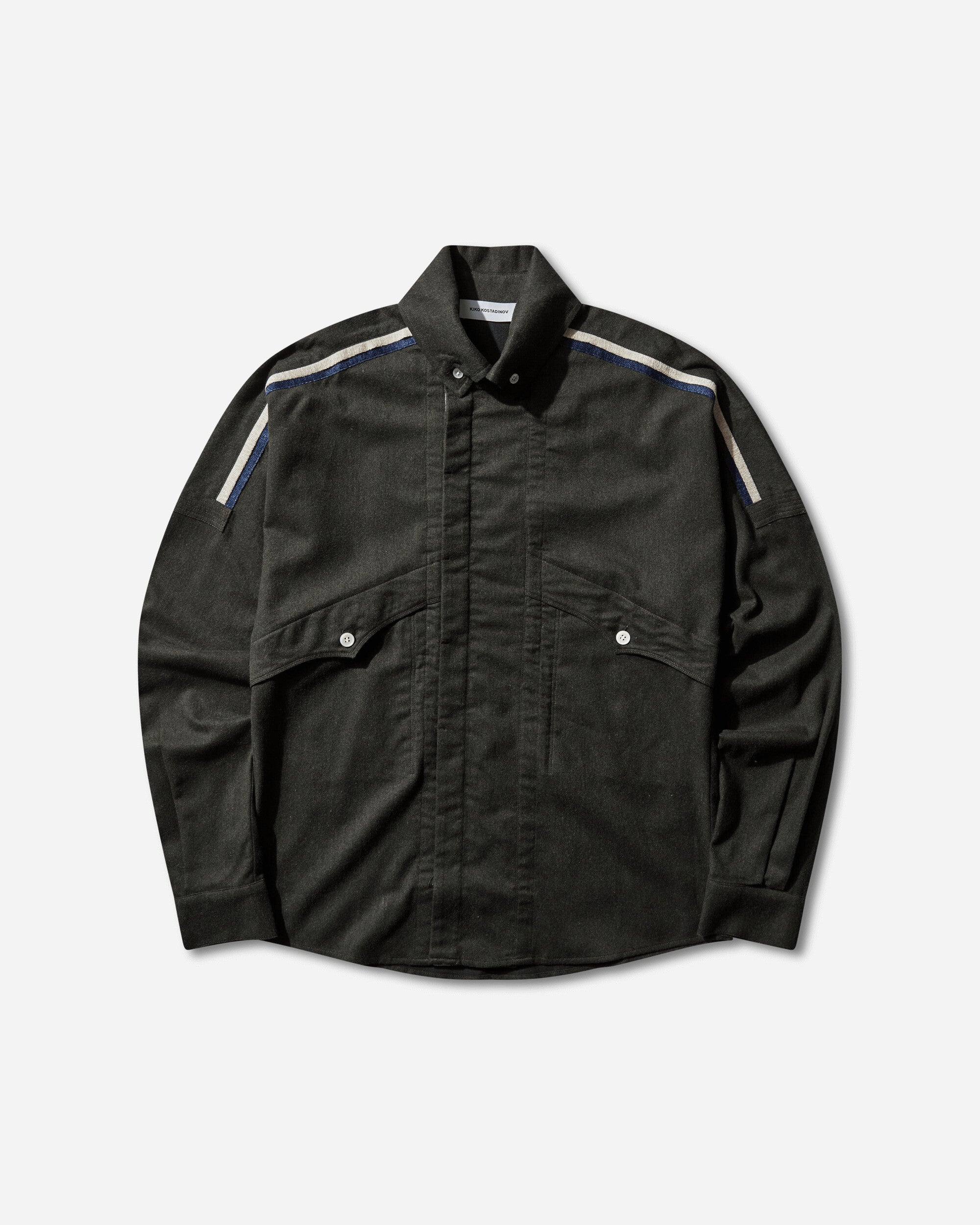 Kiko Kostadinov Vig Shirt Deep Green Shirts Longsleeve Shirt KKAW25SH03 57