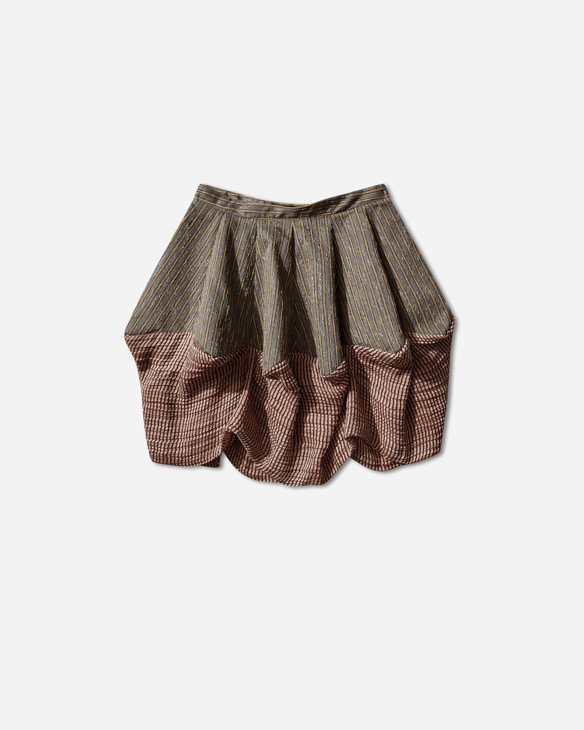 Kiko Kostadinov Wmns Evelyn Skirt Charcoal/Sunshine Skirts Midi KKWSS26SK03-72 001