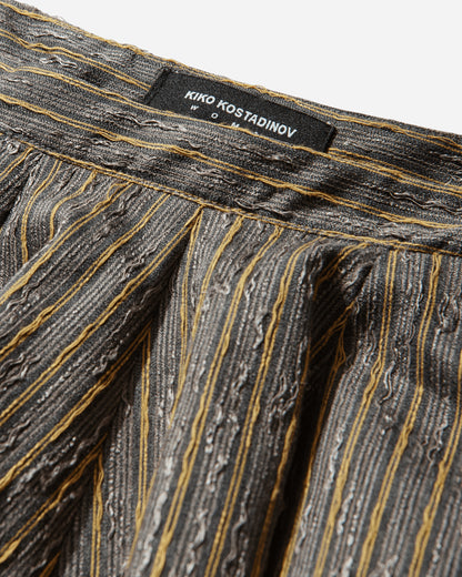 Kiko Kostadinov Wmns Evelyn Skirt Charcoal/Sunshine Skirts Midi KKWSS26SK03-72 001