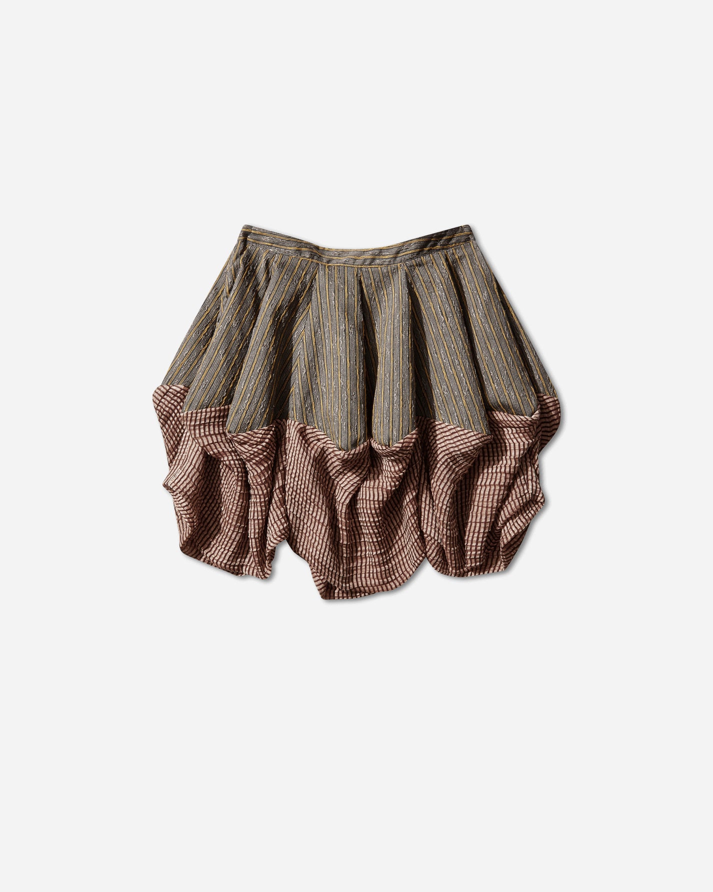 Kiko Kostadinov Wmns Evelyn Skirt Charcoal/Sunshine Skirts Midi KKWSS26SK03-72 001