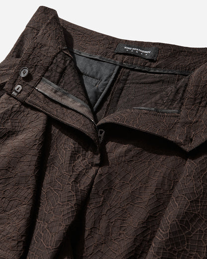 Kiko Kostadinov Wmns Dahlia Draped Shorts Dark Elm Shorts Short KKWSS26T07-19 001