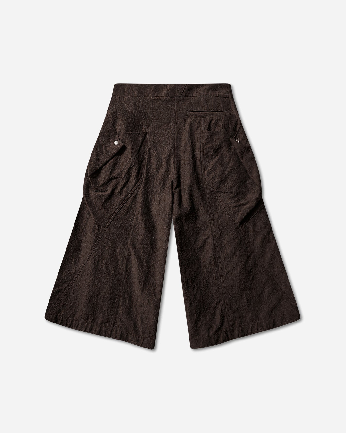 Kiko Kostadinov Wmns Dahlia Draped Shorts Dark Elm Shorts Short KKWSS26T07-19 001