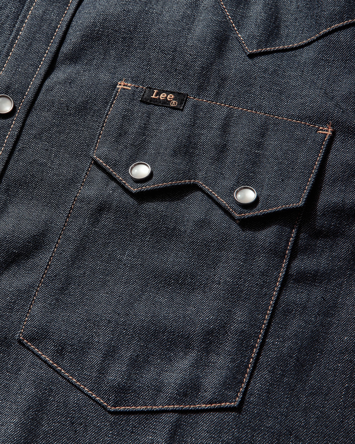 Lee 101 50S WESTERN SHIRT DRY BLUE DRY BLUE Shirts Longsleeve Shirt 112367322 018472