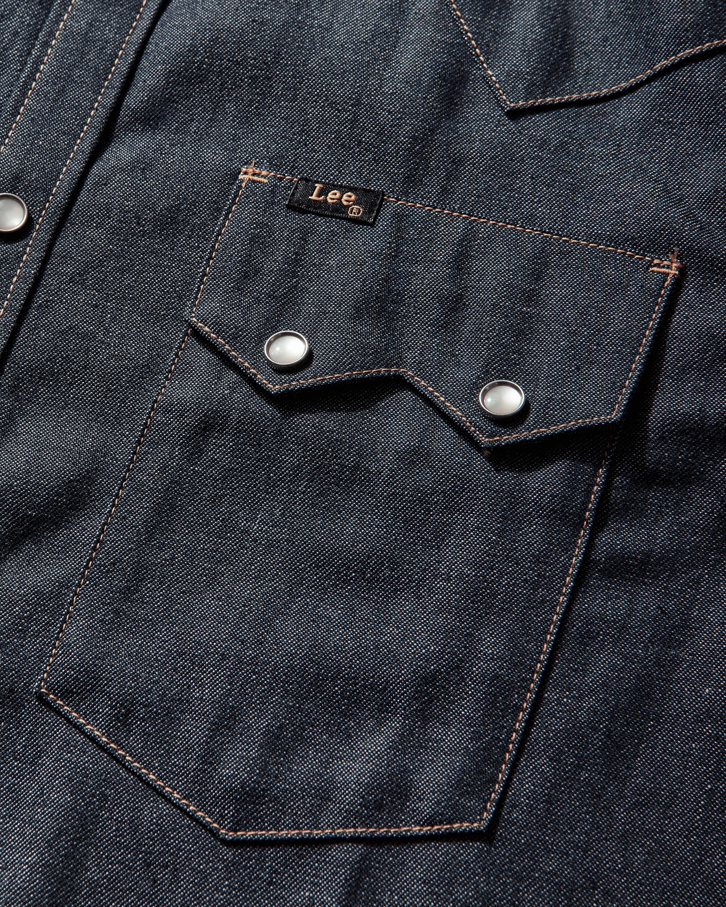 Lee 101 50S WESTERN SHIRT DRY BLUE DRY BLUE Shirts Longsleeve Shirt 112367322 018472