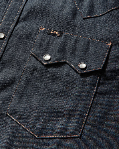 Lee 101 50S WESTERN SHIRT DRY BLUE DRY BLUE Shirts Longsleeve Shirt 112367322 018472