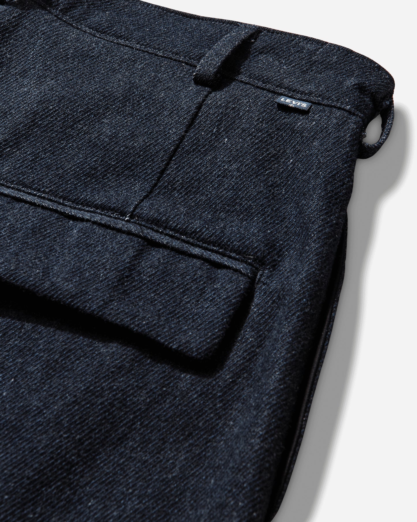 Levi's Blue Tab Pleated Trouser Ivy W Med Indigo Pants Casual 004T1 0000