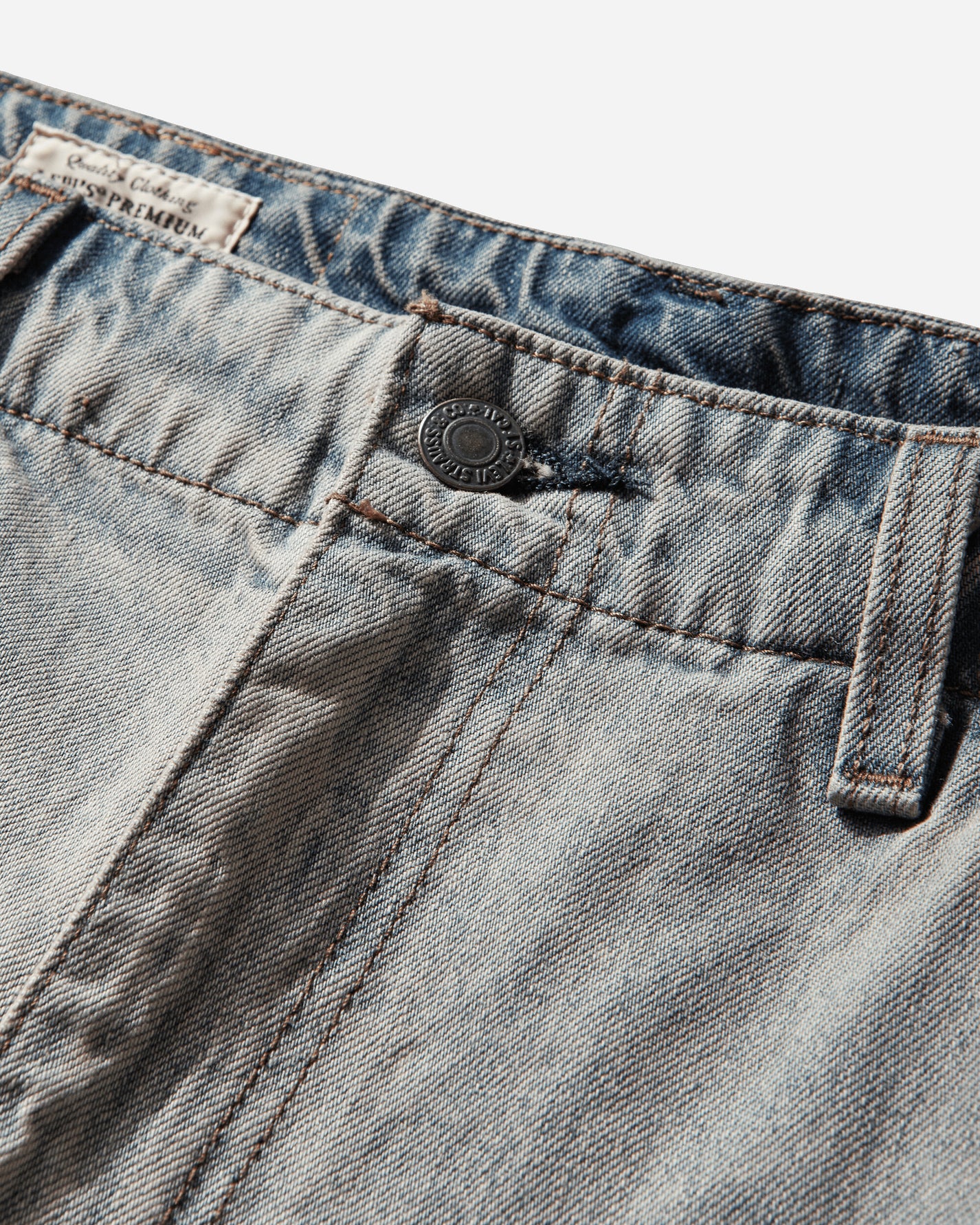 Levi's Baggy Barrel My Tinted Journey Med Indigo Pants Denim 0057O 0004